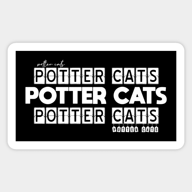 Potter cats cs Sticker by Dexter